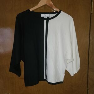 Magaschoni colorblock sweater sz s